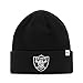 '47 Brand Oakland Raiders Black Basic Raised Cuffed Sport Field Winter Stocking Beanie NFL