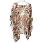 American Flag Scarf, poncho, wrap.