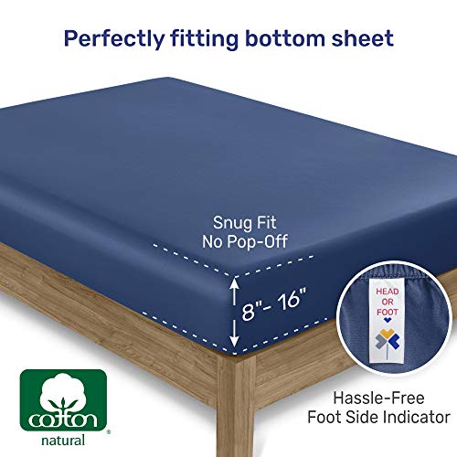 California Design Den Hotel Luxury Split King Sheets for Adjustable