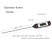 Mindkoo Meat Cooking Thermometer Digital Touch and Sensible with 5.9 inch Stainless Probe Instant Read Timer for BBQ Grilling Baking Candy Milk Bath Water Temp Monitor