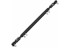 AIAS Percussion Universal Double Bass Drum Pedal Drive Shaft – Heavy Duty Replacement with Dual U-Joints