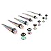 36PCS Ear Gauge Stretching Kit - 14G-00G Stainless Steel Tapers and Plugs Set Eyelets Body Piercing Jewelry
