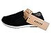 Aircee Men Chinese Traditional Old Beijing Shoes Kung Fu Tai Chi Rubber Sole Shoes Black (CHN 39 245mm (US Men 6.5/Women 7), 1-Black)