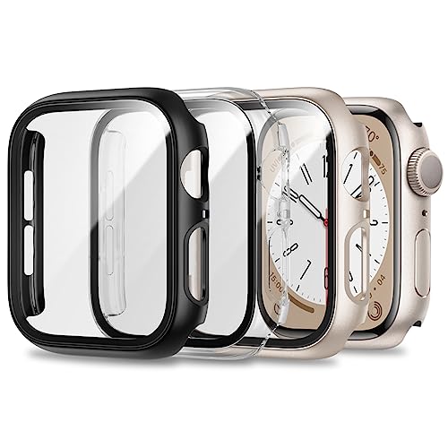 Dafuz [3 Packs] Case for Apple Watch 44mm SE Series