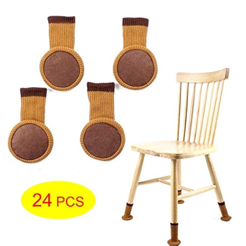 LIKIQ Chair Leg Socks For Hard Wood Floor Protectors,Furniture Stretch