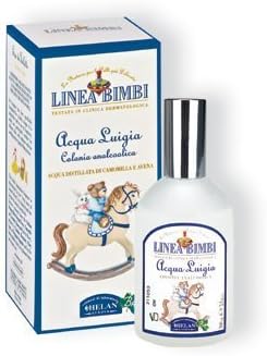 Natural Baby Care Line Acqua Luigia Alcohol Free Eau de Toilette for Baby Made with Chamomile Distilled water for a calming effect 100 mL 3.4 fl oz