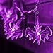 Twinkle Star Halloween Lights, 40 LED 22 FT Purple Bat and Green Spider String Light Battery Operated Indoor Holiday Party Home Decoration