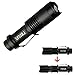 Tactical Led Flashlight Torch, Refun SK98 High-Powered Flash Light, Rechargeable Tac Light, Water Resistant Handheld Flashlight with Zoom Function and 5 Modes(2pcs 18650 Battery and Charger Included)