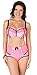 Parfait by Affinitas Women's Charlotte Highwaist Brief, Wild Pink, Medium