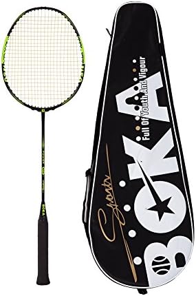 MytopOne Full carbon Single High-grade Badminton Racquet,Badminton Racket,Including Badminton Bag