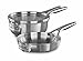 Calphalon Premier Space Saving Stainless Steel 3 Piece Set, 8
