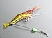 3X 10cm 6g Soft Shrimp Prawn Worm Bait Lure Saltwater Squid Night Glow Fishing Rigs Glow Bead by thkfish