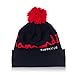 MuLuo Soft Winter Autumn Knit Cap Diamond Pattern Hip-Pop Beanie Hat Black