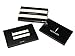 6 PCS Set - Sephora Collection Black Dual Compact Mirror - Travel Size Makeup Mirrors Bulk Gifts - Party Wedding Favors for Women (Bundle Pack of 6)