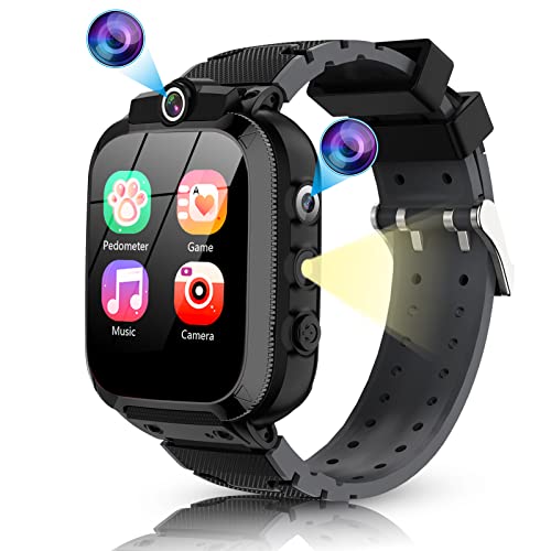 Waterproof Kids Smart Watch 14 Games Video Timer SOS Calling HD