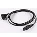 6 Ft Long Power Cord for TCL 32S305 28S305 40S305 43S305 49S305 65S405 48FD2700 40FD2700 28S3750 32S3800 Hisense 32H3B1 50H8C 43H7C2 43H5C 55US57 roku tv VIZIO D24-D1 D39h-D0 D50-D1 D32-D1 D40u-D1