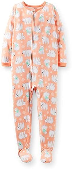 carter's big girl footed pajamas