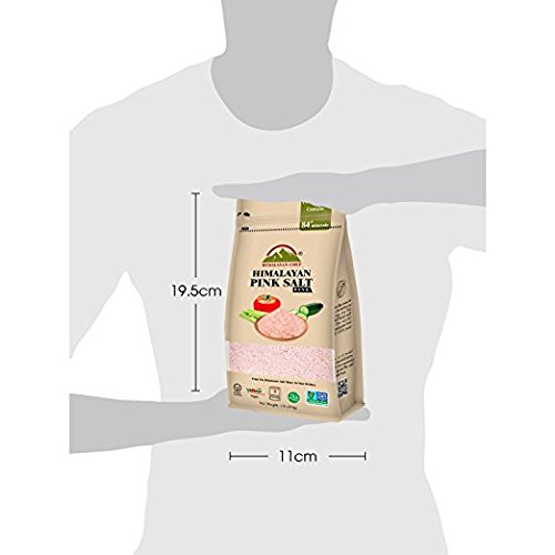 HIMALAYAN CHEF PINK HIMALAYAN SALT FINE GRAIN, 1 LB BAG – PURE, NATURAL, KOSHER, NON-GMO, MINERAL-RICH, FOR COOKING, SEASONING, BAKING, TABLE USE