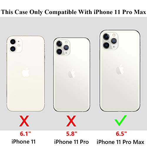 image for Vofolen Case for iPhone 11 Pro Max Case Wallet Credit Card Holder Slot