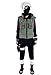 miccostumes Men's Kakashi Hatake Cosplay Costume Medium Green and Dark Blue