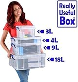Really Useful Box Bulk 5 x 4 Litre A4 Storage Boxes view 6