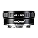 K&F Concept Lens Mount Adapter M42 to NEX Ⅱ Copper Adapter Compatible with M42 Screw Mount Lens Sony NEX Camera Black