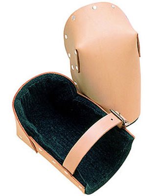 R & J Leathercraft 83091 Felt Lined Leather Knee Pads (309)
