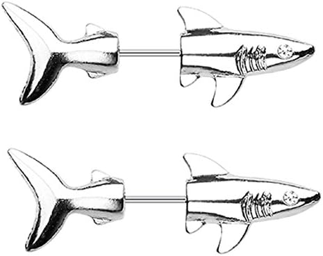 Body Accentz Shark Attack Fake Taper Earring Earring 20g