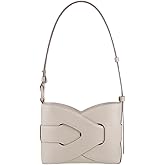 Molodo Genuine Leather Geometric Woven Crossbody Bag French - Inspired Underarm Purse for Daily Use