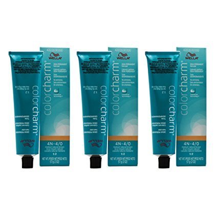 Wella color charm demi-permanent haircolor 4n medium na…