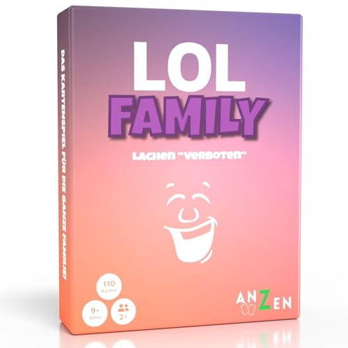 Lol Family – Lachen Verboten | Lustiges Kartenspiel Ab 8-10 Jahre-N | Geschenk-E Für Mädchen &Amp; Junge Zu Weihnachten | Familienspiele | Lol Spiel | Gesellschaftsspiel-E | Spaß Spielzeug Kinder 9 Jahre