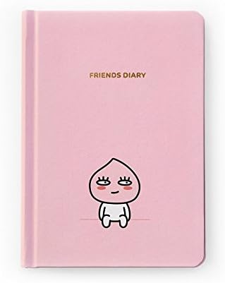 2018 Kakao Friends Hard Cover Undated Organizer, Schedule book, Daily Diary, Cute Planner, Scheduler Journal with Apeach