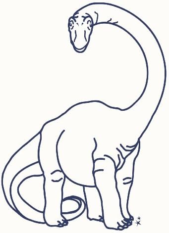 Amazon Co Jp ミミ ルゥ 首の長い恐竜 ブルー Art0050 ベビー マタニティ