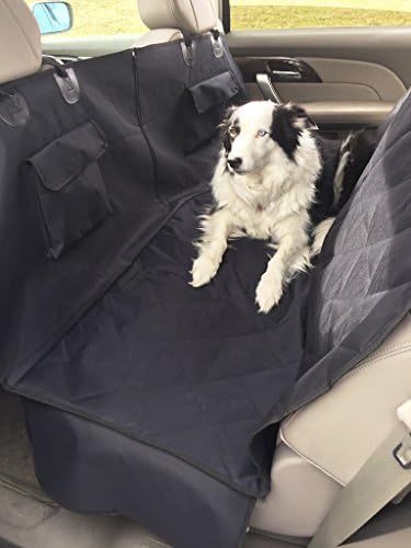 Baileys Premium Pet Car Seat Cover and Hammock with Pockets, Seat Anchors, Side Flaps. Waterproof, Washable, Durable, Easy to Use. Intuitive Design for Pets &amp; Passengers. NEW REINFORCED ZIPPER!