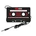 VR-robot Car Cassette Adapter Audio Tape CA01VR Mp3 Player Converter for Smartphones MP3 AUX Cable CD Player (Black)