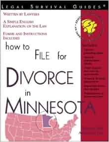 Amazon Com How To File For Divorce In Minnesota With