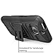 HTC One m8 Case, i-Blason Prime Series Dual Layer Holster Cover with Kickstand and Locking Belt Swivel Clip For HTC One Case 2014 for HTC One M8 (Black)