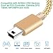 SIOCEN Mini USB Cable【10ft 2Pack】, Long Type A Male to Mini-B Charger Cord for GoPro Hero 3+,Canon PowerShot/Rebel/EOS/DSLR Camera,Braided PS3 Controller Charging Wire for Garmin Nuvi,Dash Cam