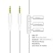 GEEKRIA Audio Cable with Mic Compatible with Skullcandy Hesh Evo/3, Crusher Evo Headphones Cable, 3.5mm to 3.5mm Replacement Stereo Cord with Inline Microphone and Volume Control (4 ft/1.2m)