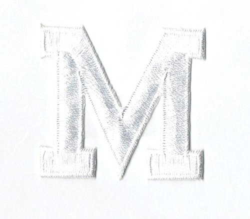 Alphabet Letter - M - Color White - 2