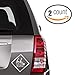 Baby On Board Clear and White Safety Car Decal Window Sticker - 2 Pack Premium Quality - 5