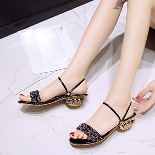 3 Rhinestone+Sequins+Sandals+Slippers+Shoes