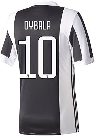 Dybala #10 Juventus Home 2017/2018 Soccer Jersey Men's Color White/Black Size S