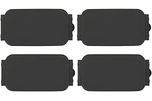 CROSSDESIGN 4PCS Truck Bed Rail Cap Plastic Bedrail Insert Plug Box Compatible with Ford F150 2015-2023/Fit Ford F250 F350 Super Duty 2017-2023