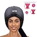 Bonnet Hood Hair Dryer Attachment- Soft, Adjustable Extra Large Hair Dryer Bonnet for Hand Held Hair Dryer with Stretchable Grip and Extended Hose Length, Soft Silicone Hair Curlers Rollers