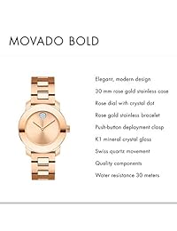Movado 3600550 Metal icónico en negrita unisex - 3600550