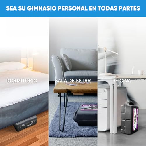 Kit Mancuernas 15 kg 3 en 1 Multi-Uso con Varilla de conexión para Entrenamiento de Ejercicio en el Gimnasio en casa. Con Barra de Discos Ajustables a 15 Kg