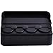 MATCC 11.643.8cm Black Car Interior Plastic Coin Case Storage Box Holder Container Organizer