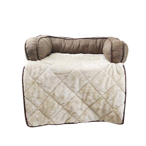Bravetoshop Pet Bed for Dog and Cats Orthopedi Cushion Bed Soft Plush Sofa Bed Dog Bed Pad Pet Calming Sleeping Bag Bed Self Warming Pillow Cuddler Bed - Thumbnail 3