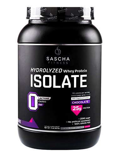 Sascha-Fitness-Hydrolyzed-Whey-Protein-Isolate100-Grass-Fed-2-PoundChocolate